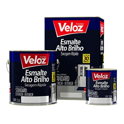 Esmalte Alto Brilho Cinza Medio 0,225L Veloz