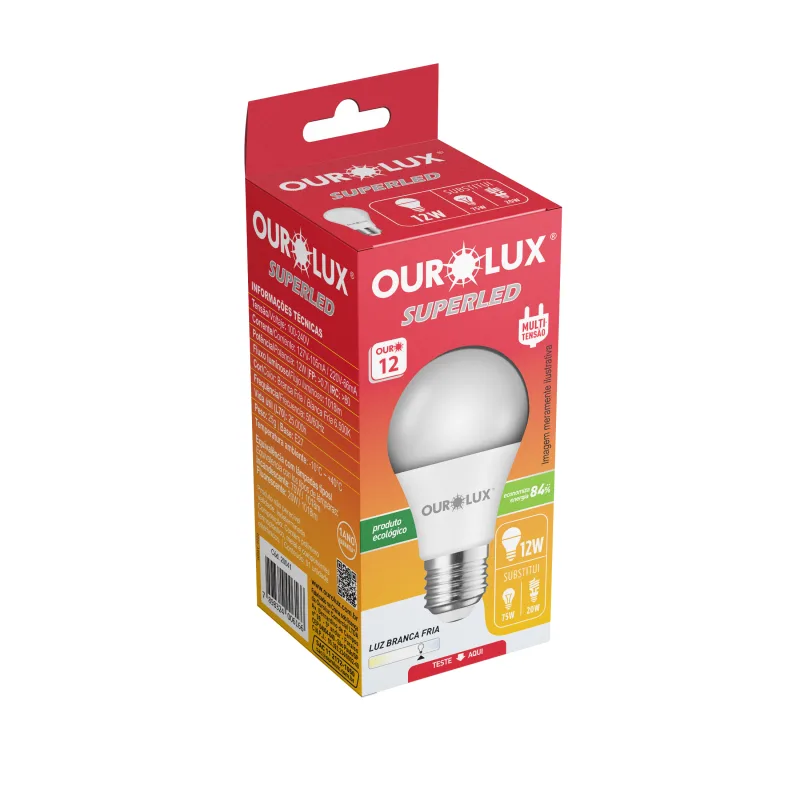Lampada LED 12W 6500k Ourolux