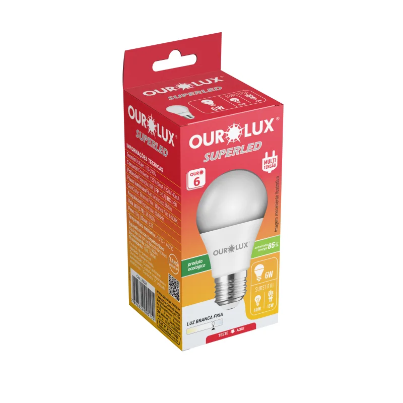 Lampada LED 6W Ourolux