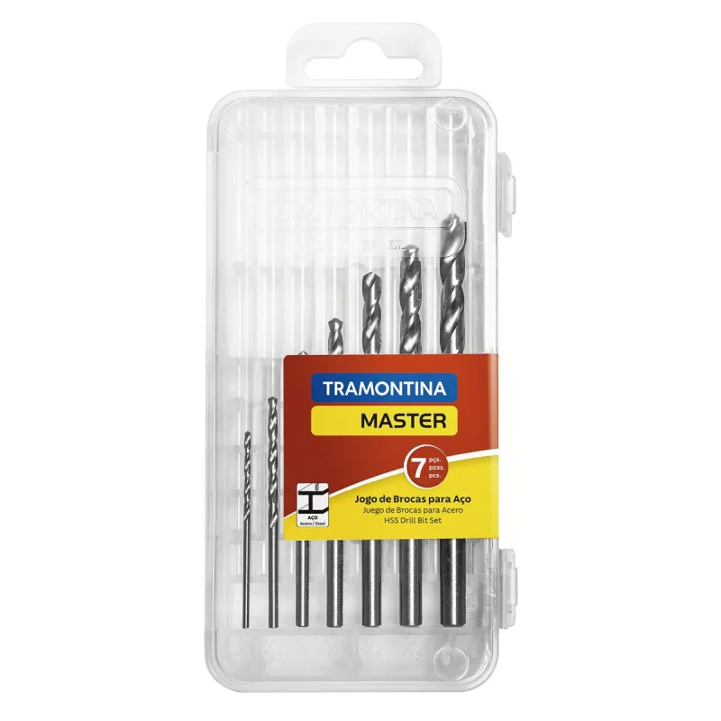 Jogo Brocas Pol p/ Aco 7pcs Tramontina