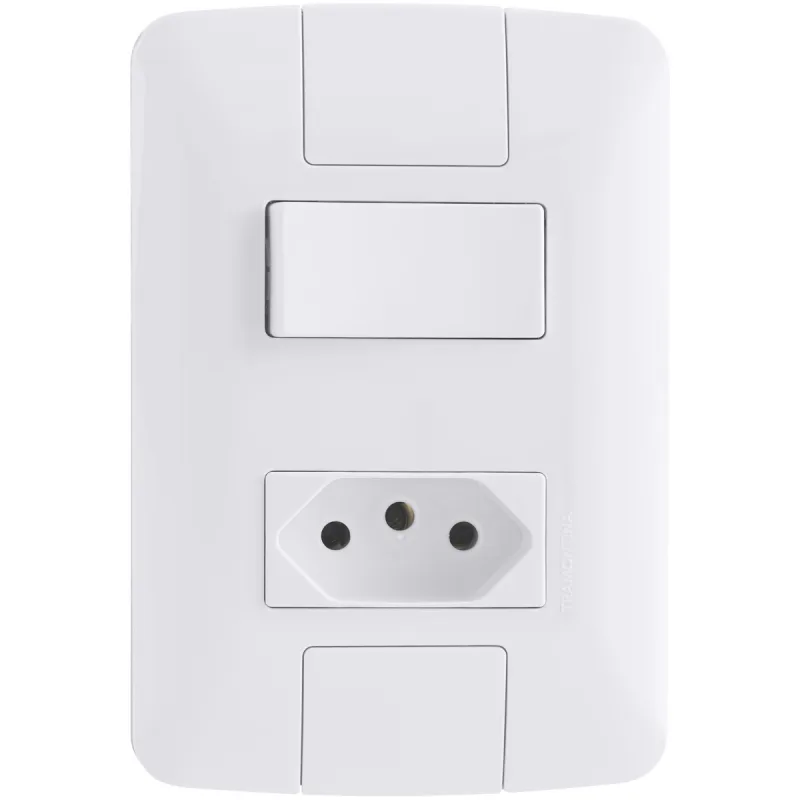 Interrup Simples 6A+ Tom 2p+t 10A Aria BR 57241064 Tramontina