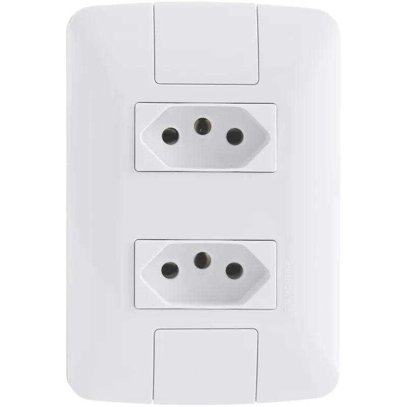 Tomada Dupla 20A/250V 2p+t Aria BR 57241066 Tramontina