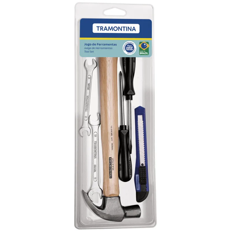 KIT Ferramentas c/ 6 Pecas Tramontina 43408/113